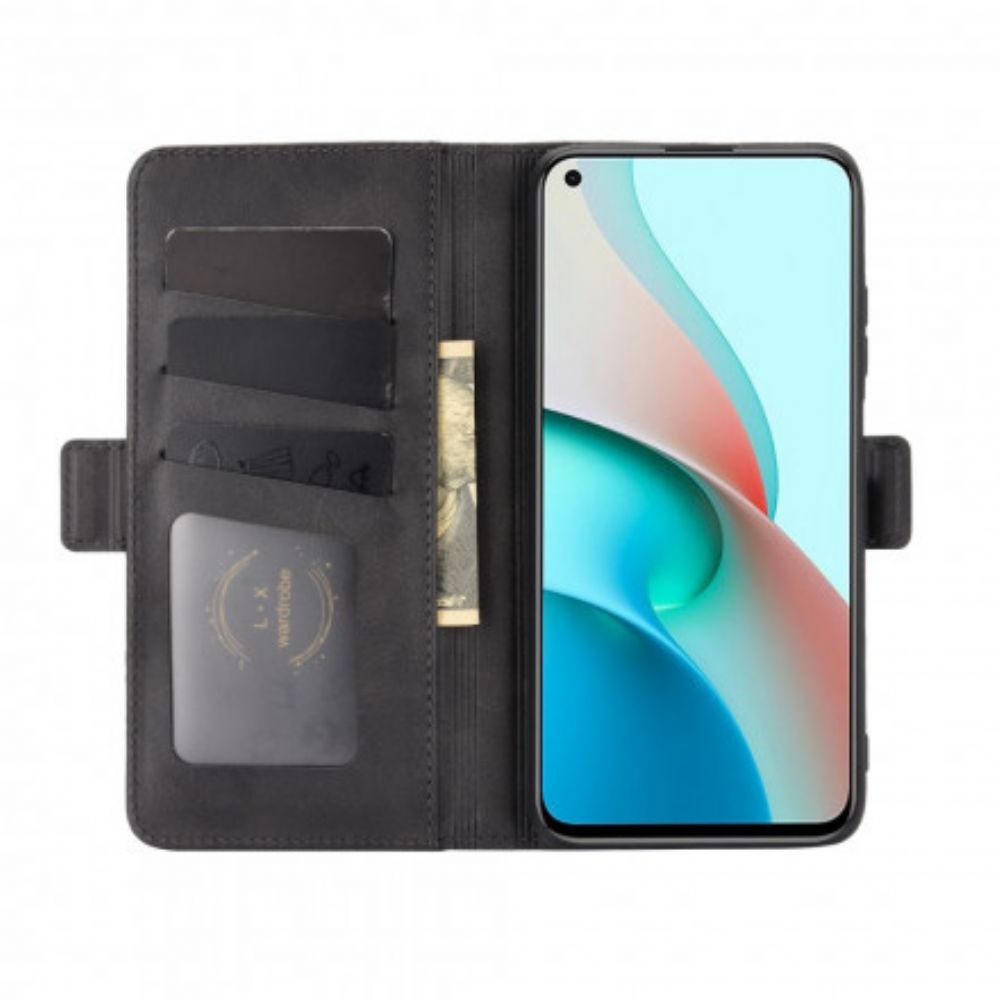 Folio-hoesje voor Xiaomi Redmi Note 9 5G / 9T 5G Flip Case Dubbele Klep