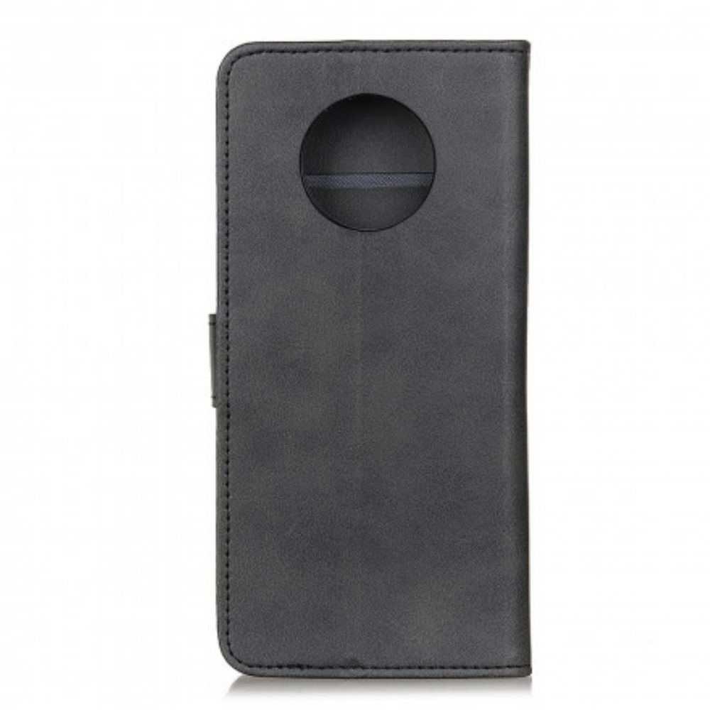 Folio-hoesje voor Xiaomi Redmi Note 9 5G / 9T 5G Retro Mat Leereffect