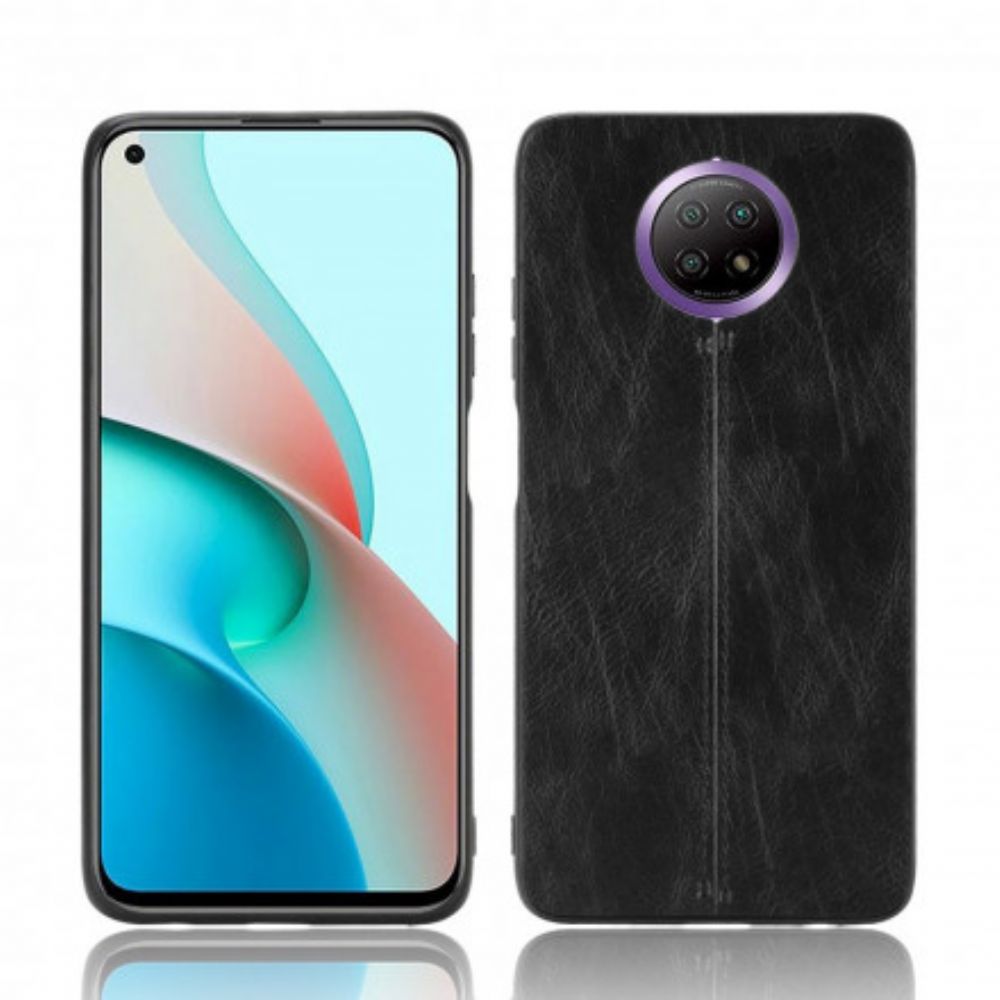 Hoesje voor Xiaomi Redmi Note 9 5G / 9T 5G Naad Leereffect