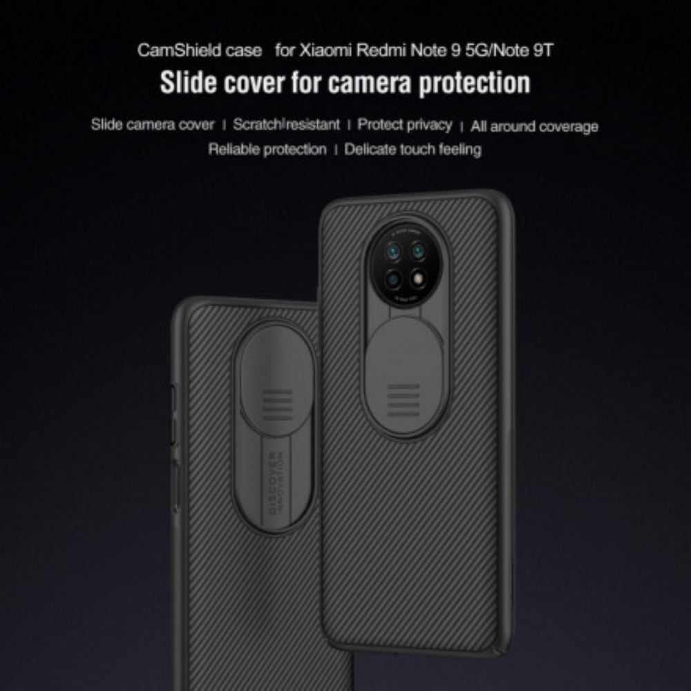 Hoesje voor Xiaomi Redmi Note 9 5G / 9T 5G Nillkin Camshield-serie