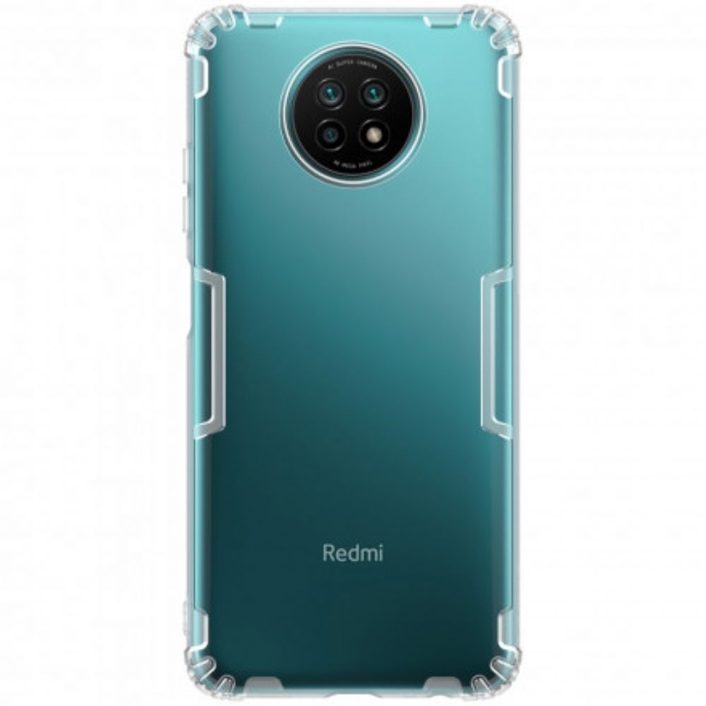 Hoesje voor Xiaomi Redmi Note 9 5G / 9T 5G Versterkte Transparante Nillkin