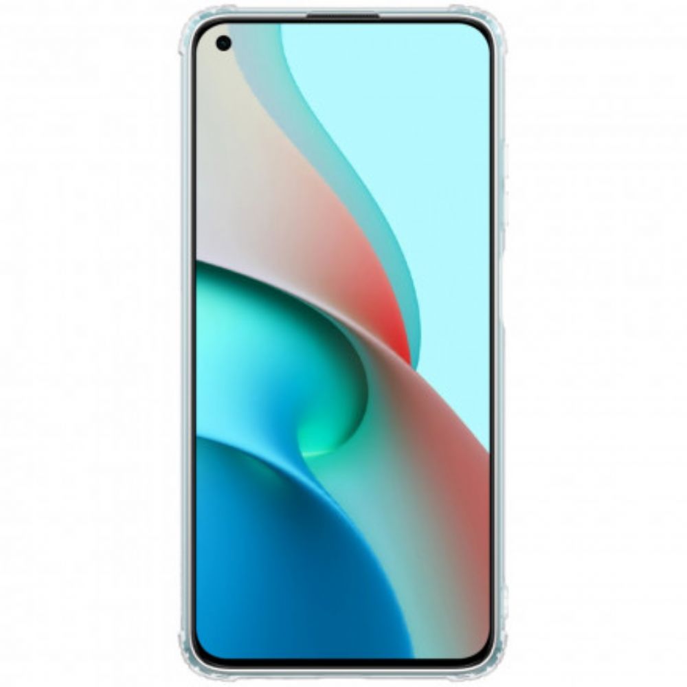 Hoesje voor Xiaomi Redmi Note 9 5G / 9T 5G Versterkte Transparante Nillkin