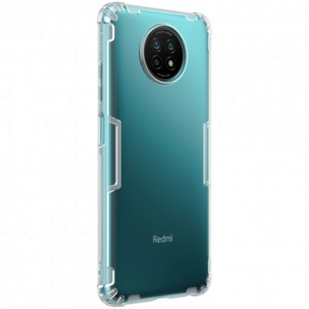 Hoesje voor Xiaomi Redmi Note 9 5G / 9T 5G Versterkte Transparante Nillkin