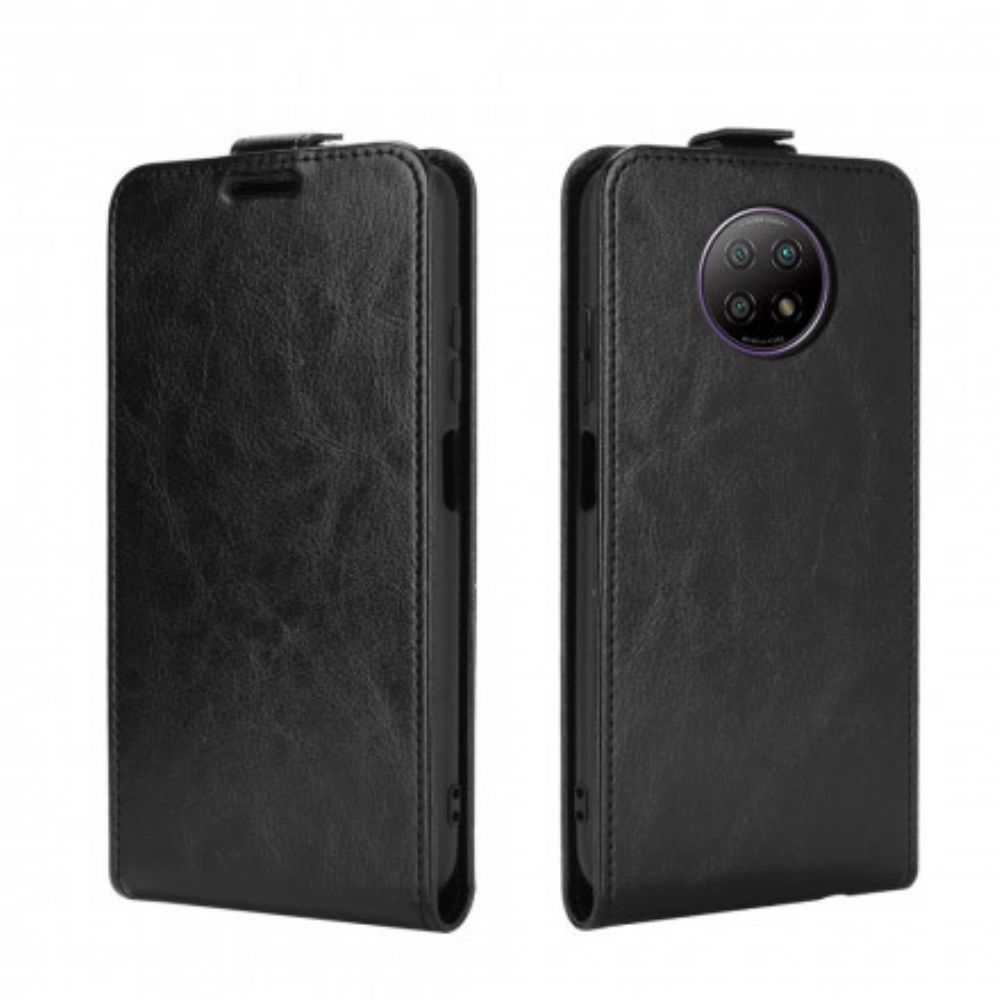 Leren Hoesje voor Xiaomi Redmi Note 9 5G / 9T 5G Folio-hoesje Verticale Flap Leereffect