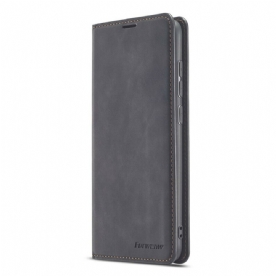 Bescherming Hoesje voor Xiaomi Redmi Note 9 Folio-hoesje Lederen Effect Forwenw