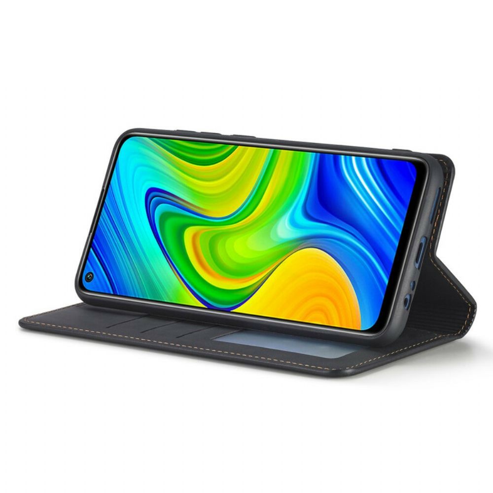 Bescherming Hoesje voor Xiaomi Redmi Note 9 Folio-hoesje Lederen Effect Forwenw