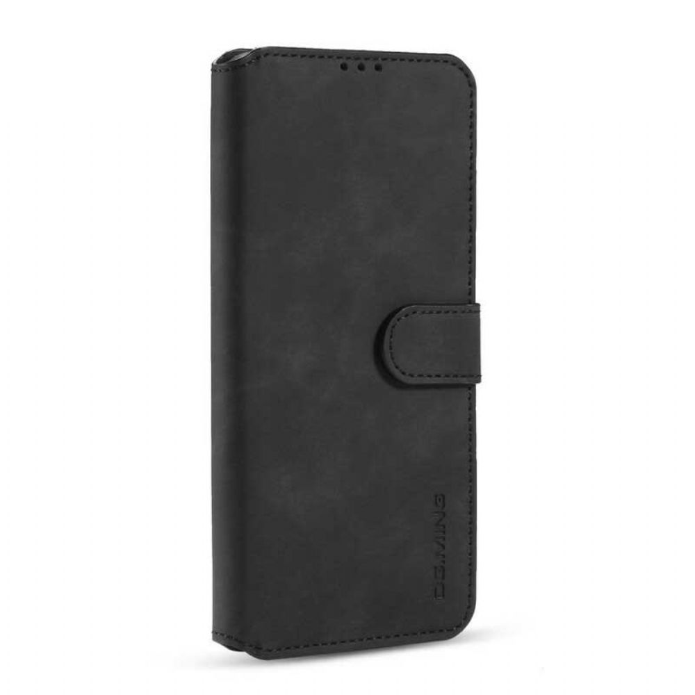 Flip Case voor Xiaomi Redmi Note 9 Dg.ming Retro