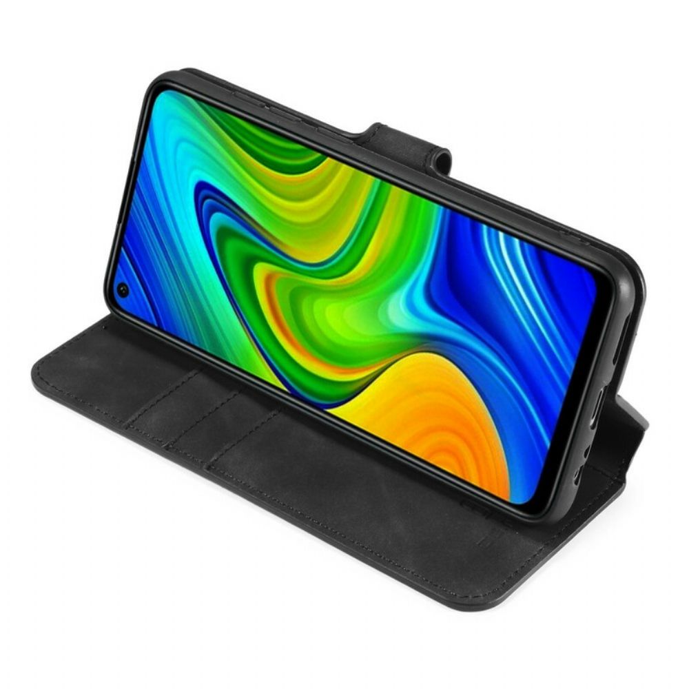 Flip Case voor Xiaomi Redmi Note 9 Dg.ming Retro