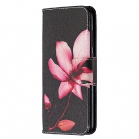 Folio-hoesje voor Xiaomi Redmi Note 9 Roze Bloem