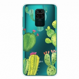 Hoesje voor Xiaomi Redmi Note 9 Cactus Aquarel