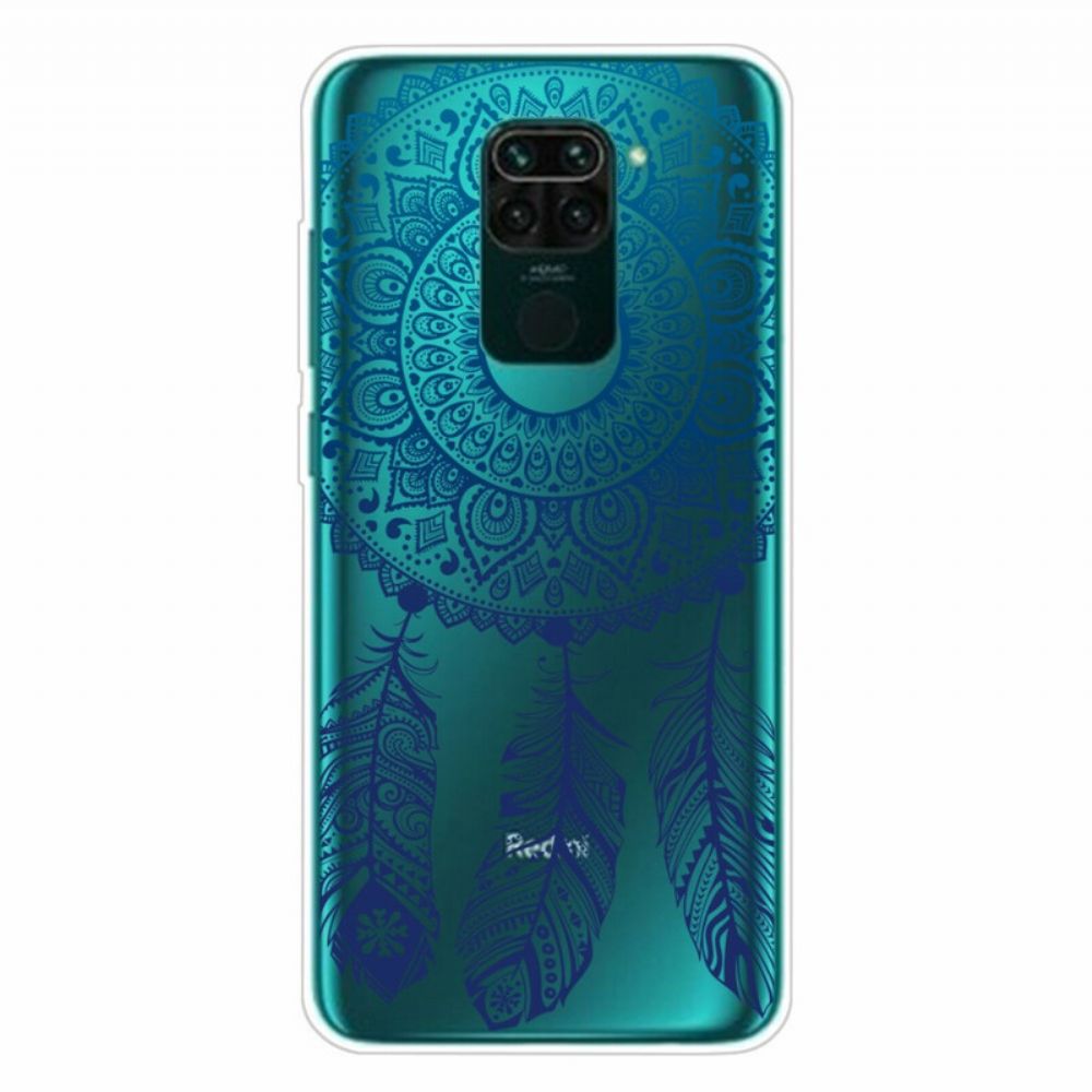 Hoesje voor Xiaomi Redmi Note 9 Enkelvoudige Bloemenmandala