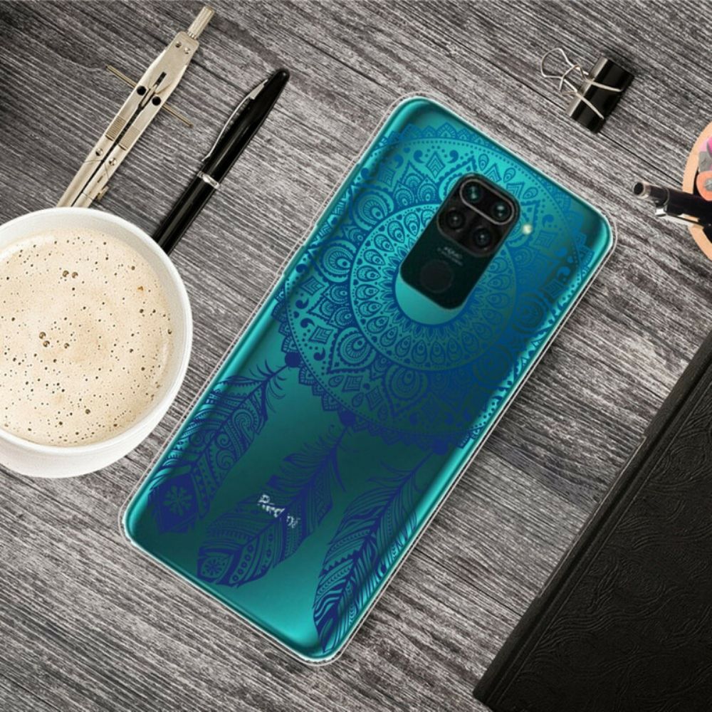 Hoesje voor Xiaomi Redmi Note 9 Enkelvoudige Bloemenmandala