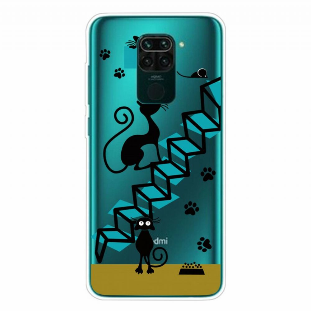 Hoesje voor Xiaomi Redmi Note 9 Grappige Katten