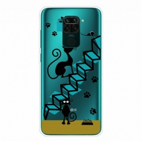 Hoesje voor Xiaomi Redmi Note 9 Grappige Katten