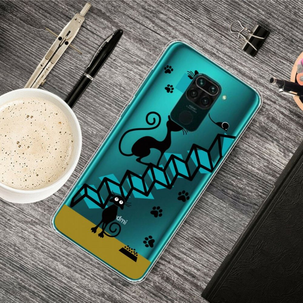 Hoesje voor Xiaomi Redmi Note 9 Grappige Katten