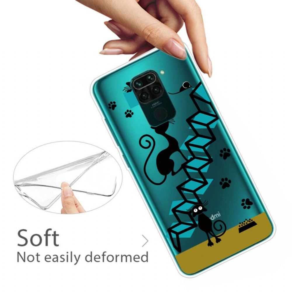 Hoesje voor Xiaomi Redmi Note 9 Grappige Katten