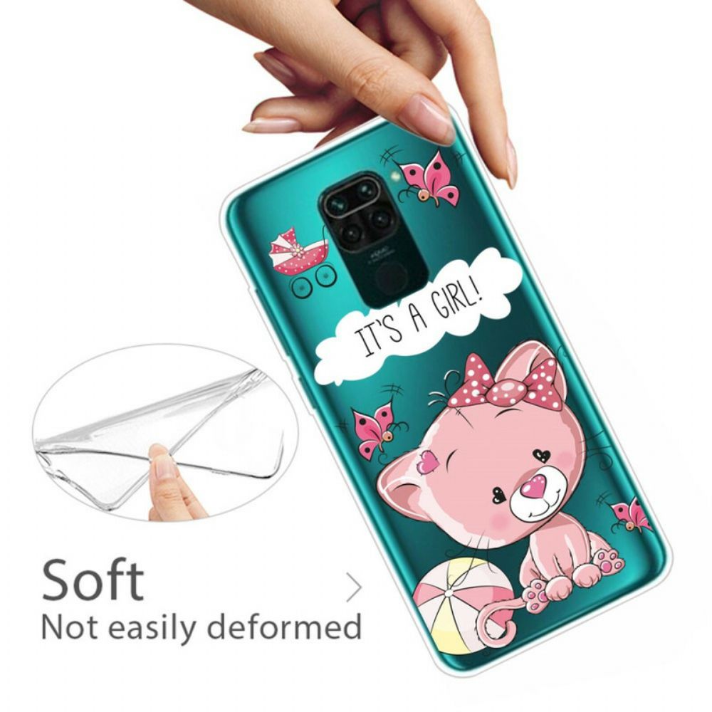 Hoesje voor Xiaomi Redmi Note 9 Het Is Een Meisje