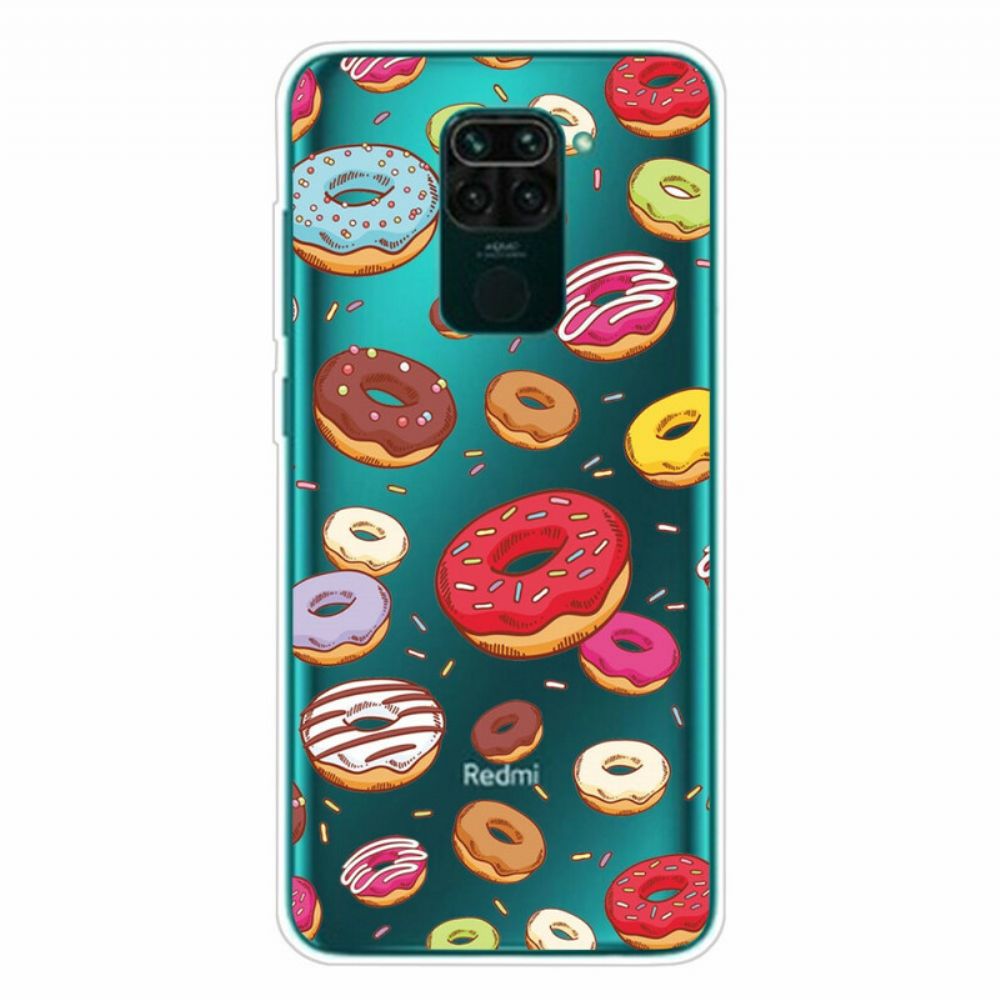 Hoesje voor Xiaomi Redmi Note 9 Liefde Donuts