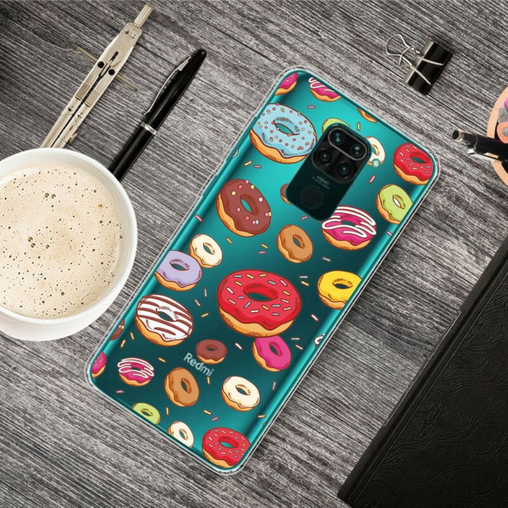 Hoesje voor Xiaomi Redmi Note 9 Liefde Donuts