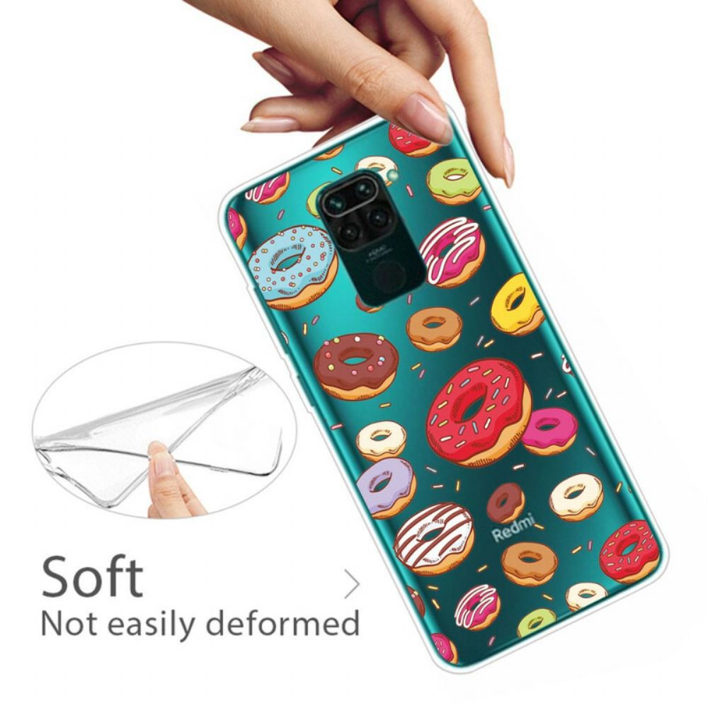 Hoesje voor Xiaomi Redmi Note 9 Liefde Donuts