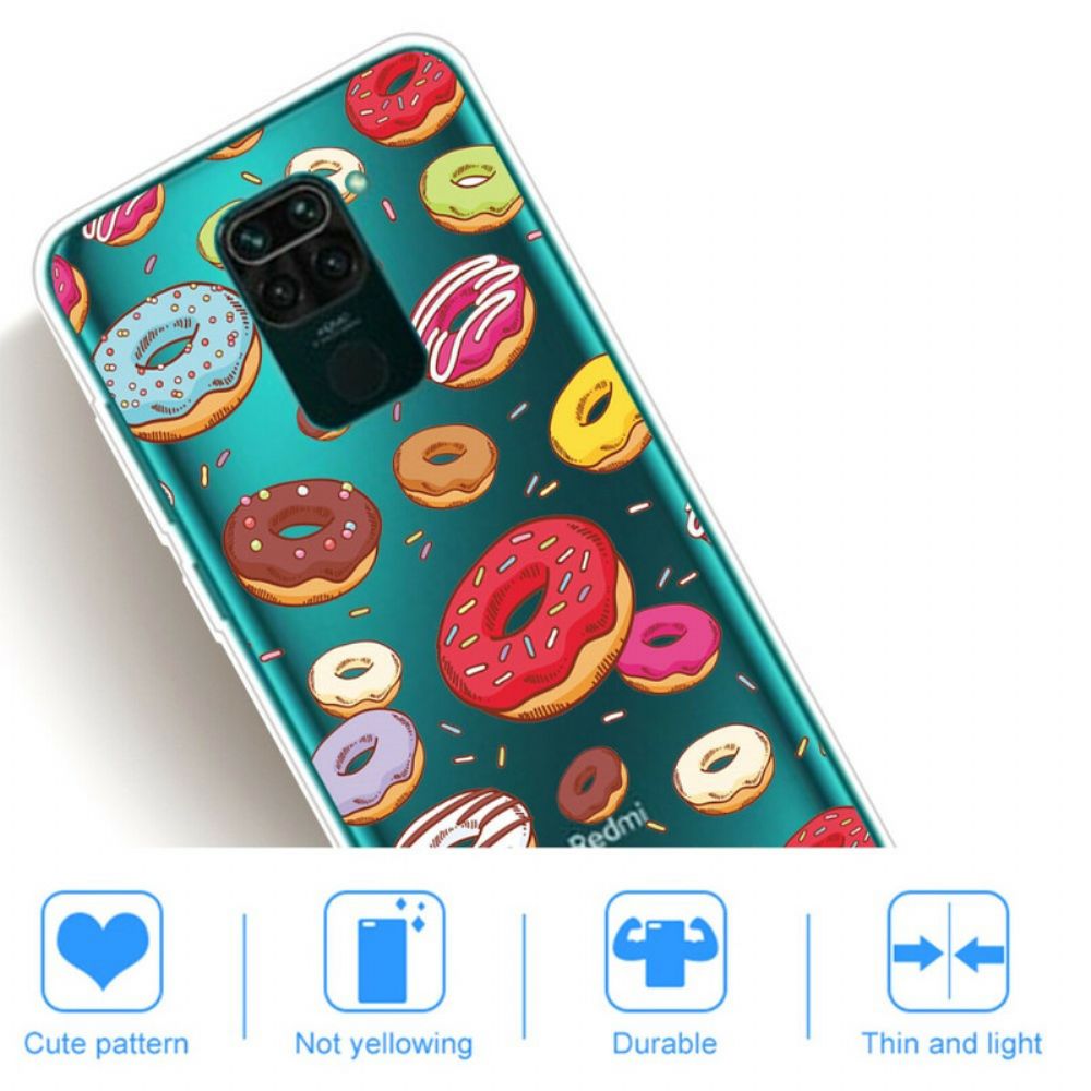 Hoesje voor Xiaomi Redmi Note 9 Liefde Donuts