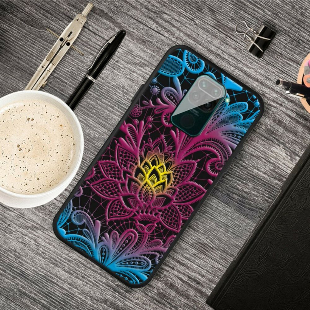 Telefoonhoesje voor Xiaomi Redmi Note 9 Aziatische Lotus