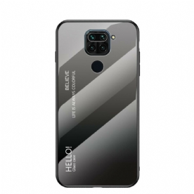 Telefoonhoesje voor Xiaomi Redmi Note 9 Hallo Gehard Glas