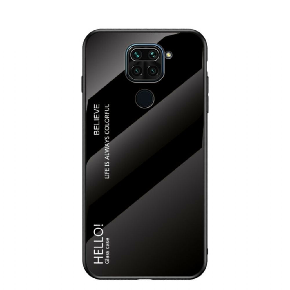 Telefoonhoesje voor Xiaomi Redmi Note 9 Hallo Gehard Glas