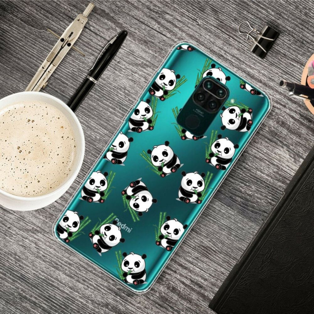 Telefoonhoesje voor Xiaomi Redmi Note 9 Kleine Panda's