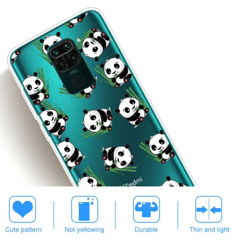 Telefoonhoesje voor Xiaomi Redmi Note 9 Kleine Panda's