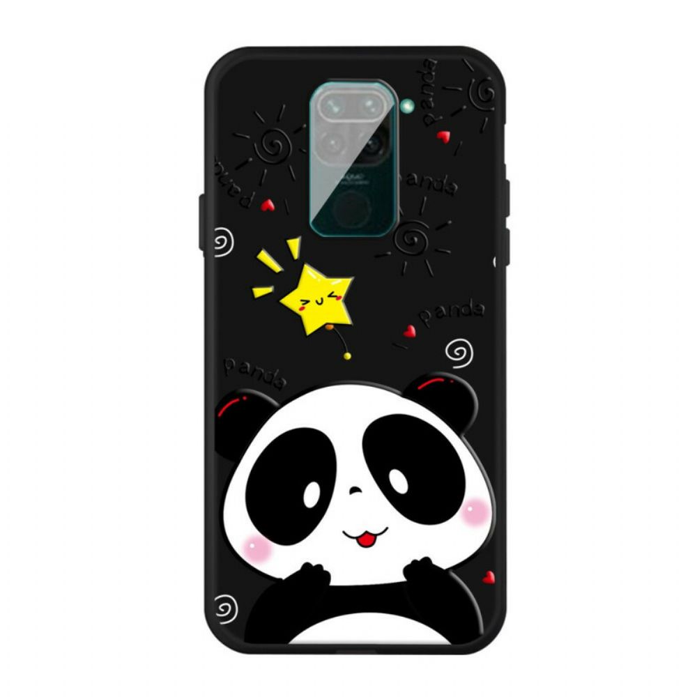 Telefoonhoesje voor Xiaomi Redmi Note 9 Panda-ster