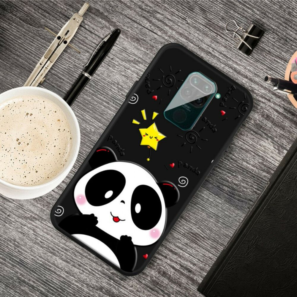 Telefoonhoesje voor Xiaomi Redmi Note 9 Panda-ster