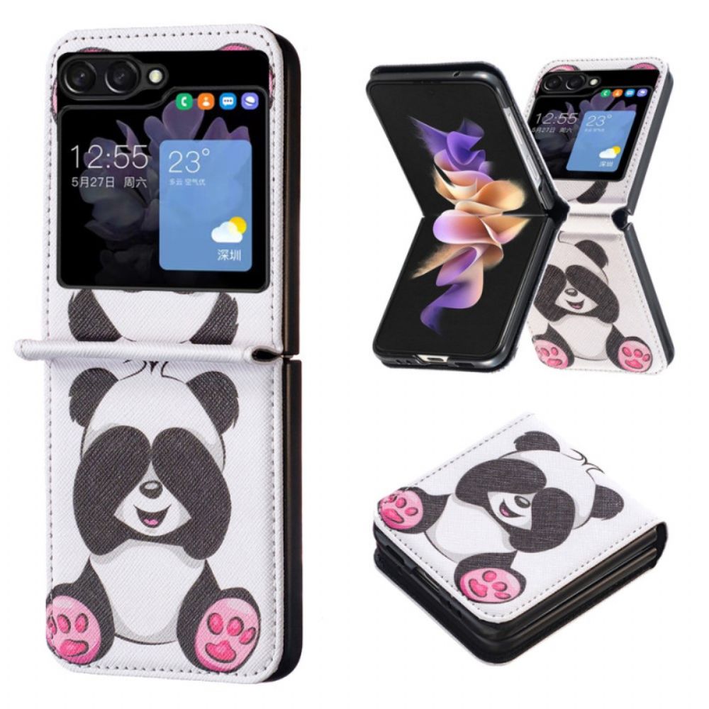 Hoesje Samsung Galaxy Z Flip 5 Panda Bescherming Hoesje