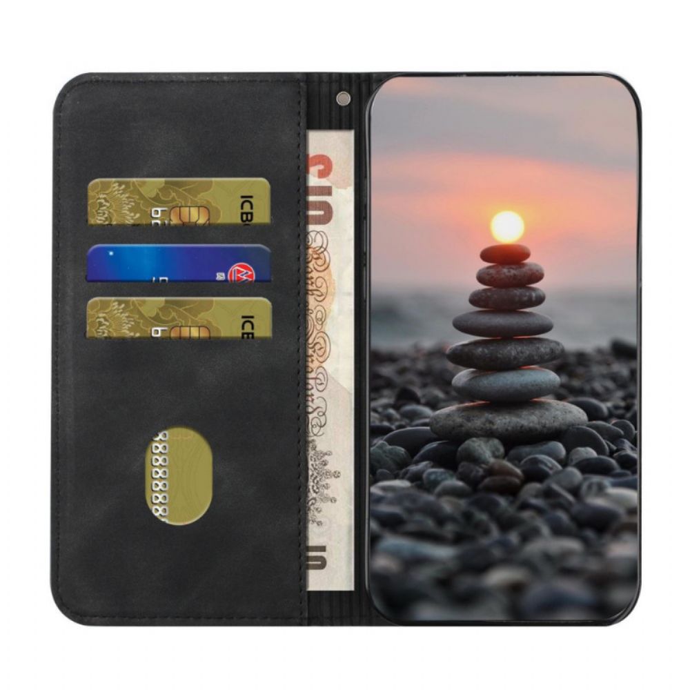 Bescherming Hoesje voor Google Pixel 6 Pro Folio-hoesje S-design Lederen Stijl