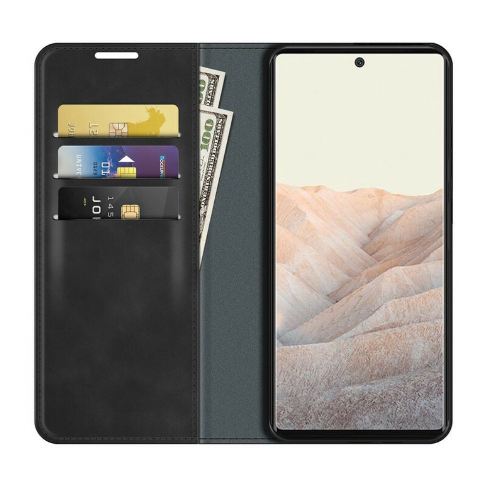 Bescherming Hoesje voor Google Pixel 6 Pro Folio-hoesje Skin-touch