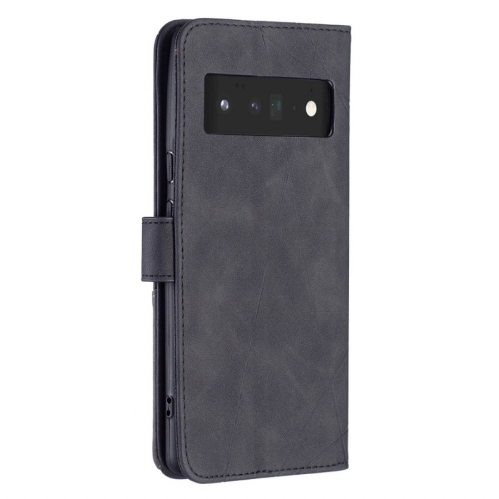 Flip Case voor Google Pixel 6 Pro Binfen Kleurendriehoeken