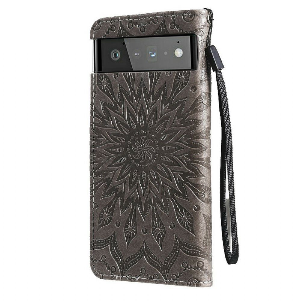 Flip Case voor Google Pixel 6 Pro Zonnebloem