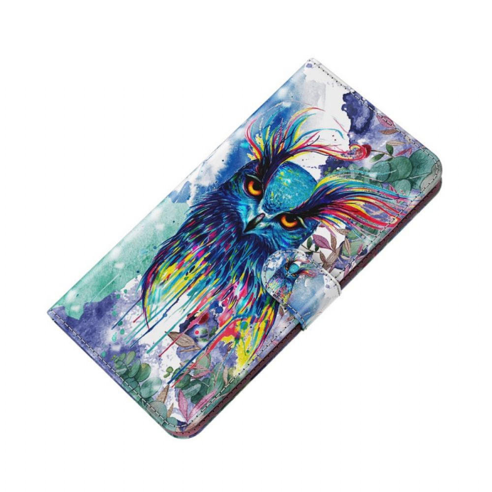 Folio-hoesje voor Google Pixel 6 Pro Aquarel Vogel