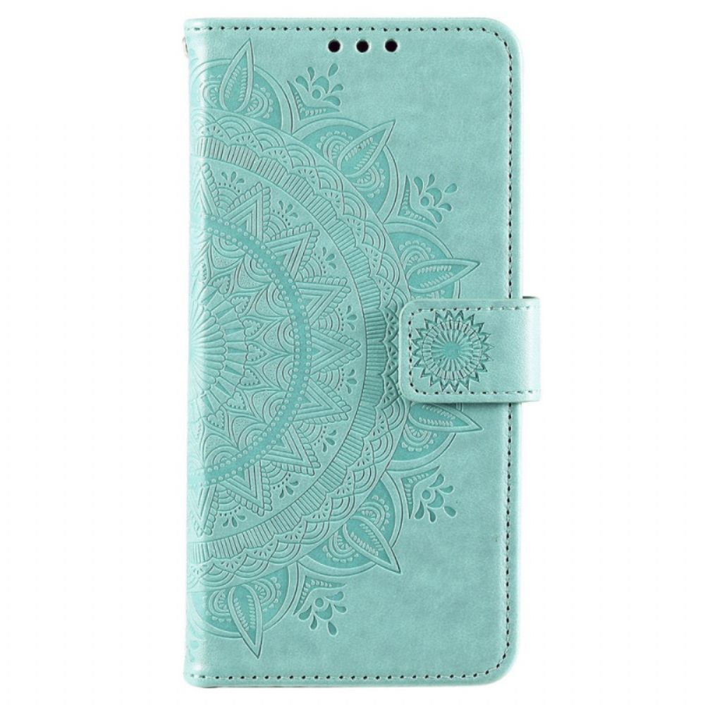 Folio-hoesje voor Google Pixel 6 Pro Zon Mandala