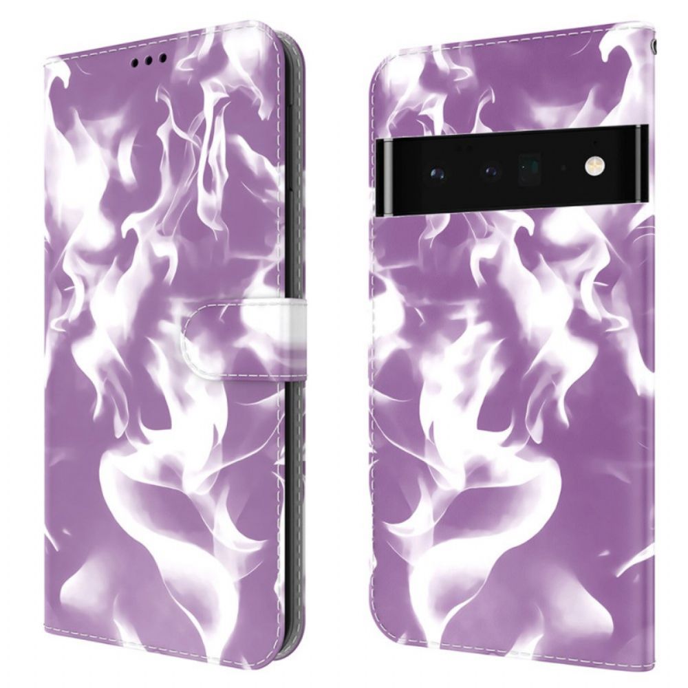 Leren Hoesje voor Google Pixel 6 Pro Abstract Patroon