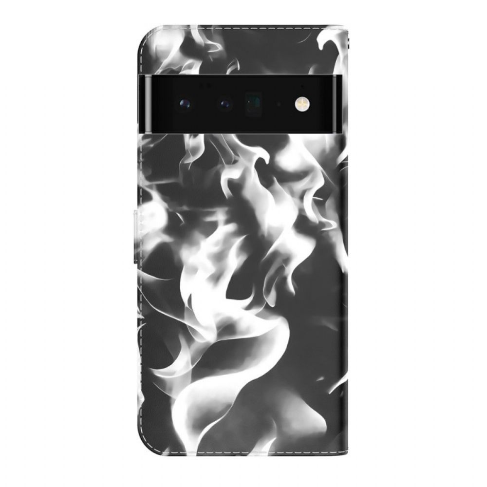 Leren Hoesje voor Google Pixel 6 Pro Abstract Patroon