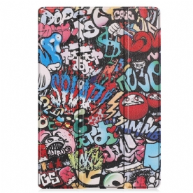 Bescherming Hoesje voor Samsung Galaxy Tab S7 Plus / Tab S8 Plus Verbeterde Graffiti