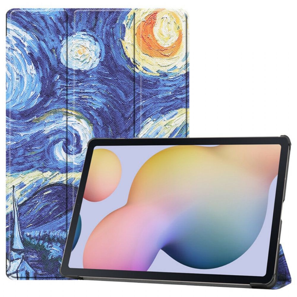 Bescherming Hoesje voor Samsung Galaxy Tab S7 Plus / Tab S8 Plus Verbeterde Van Gogh