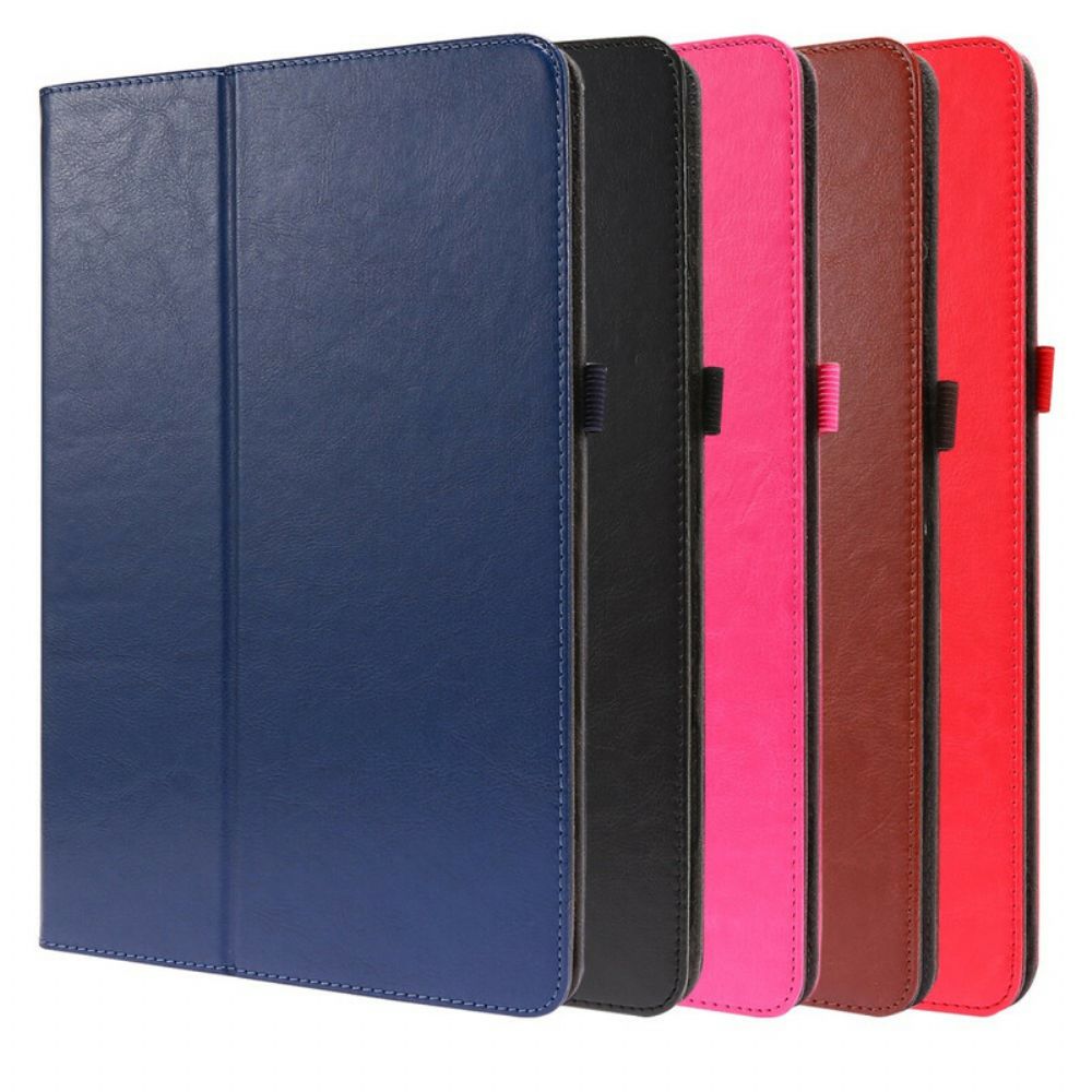 Cover voor Samsung Galaxy Tab S7 Plus / Tab S8 Plus 2 Kunstleer Luiken