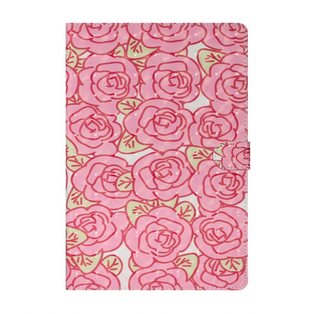 Folio-hoesje voor Samsung Galaxy Tab S7 Plus / Tab S8 Plus Bloemen