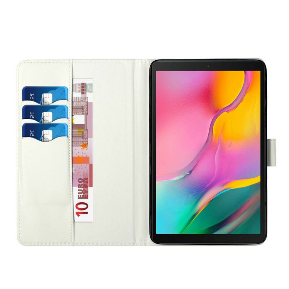 Folio-hoesje voor Samsung Galaxy Tab S7 Plus / Tab S8 Plus Geketend Hart