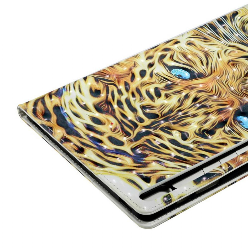 Folio-hoesje voor Samsung Galaxy Tab S7 Plus / Tab S8 Plus Tijger Kunst