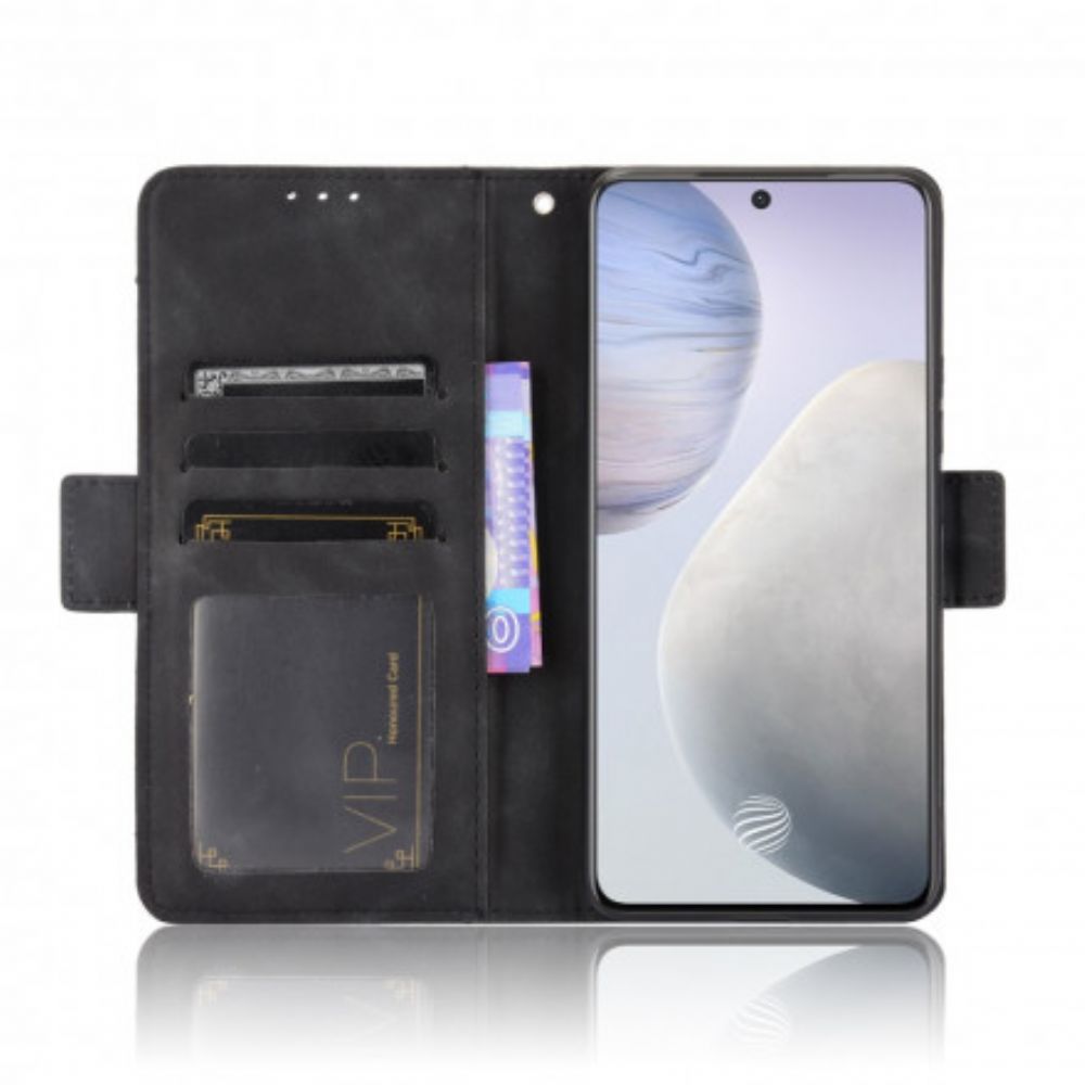 Flip Case voor Vivo X60 Eerste Klas Multi-kaart