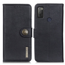 Folio-hoesje voor Alcatel 1S / 3L (2021) Imitatieleer Khazneh