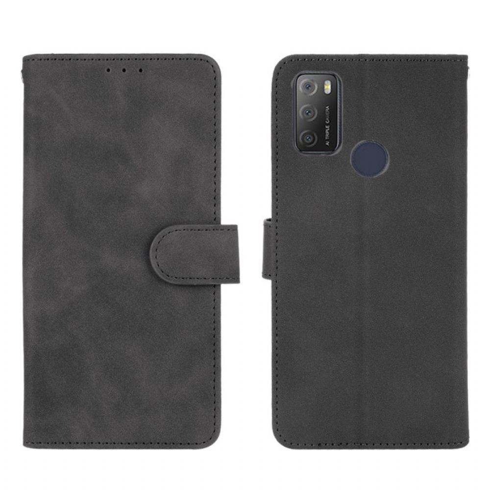 Leren Hoesje voor Alcatel 1S / 3L (2021) Skin-touch